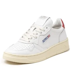 Leder Sneaker|Weiße Sneaker*Autry Medalist W White / Red