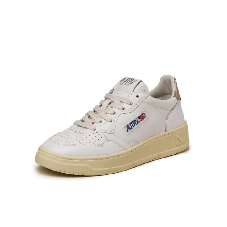 Leder Sneaker|Weiße Sneaker*Autry Medalist W White / Gold
