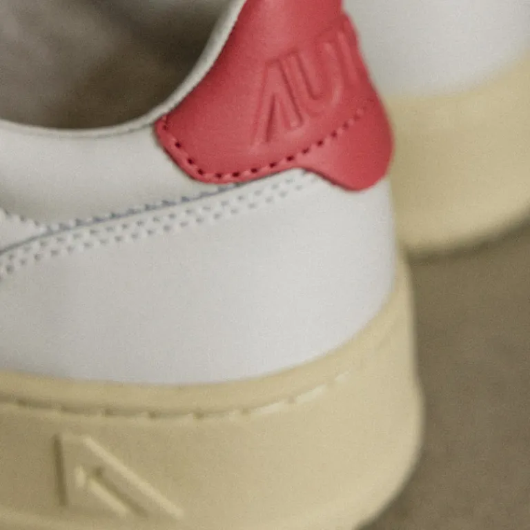 Leder Sneaker|Weiße Sneaker*Autry Medalist W White / Tearose