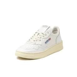 Leder Sneaker|Weiße Sneaker*Autry Medalist W Leat / Leat White / Pink