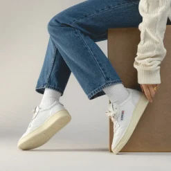 Leder Sneaker|Weiße Sneaker*Autry Medalist W White / White