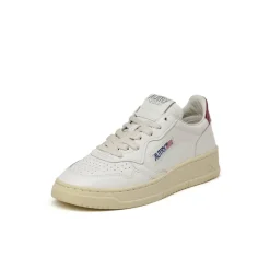 Leder Sneaker*Autry Medalist W White / Syrah