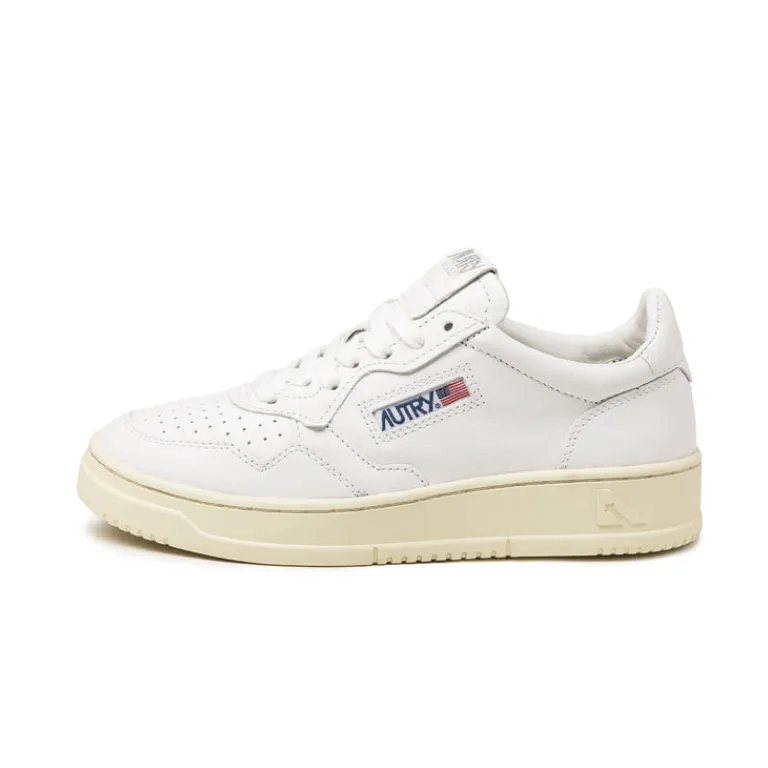 Leder Sneaker|Weiße Sneaker*Autry Medalist W *Goat* White