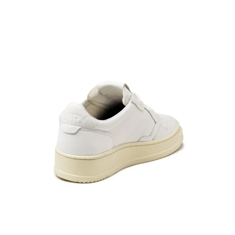 Leder Sneaker|Weiße Sneaker*Autry Medalist W *Goat* White
