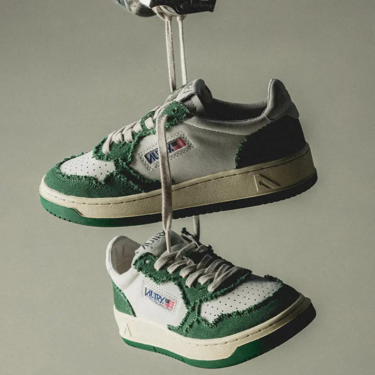 Leder Sneaker*Autry Medalist W *Goat / Canvas* Eden
