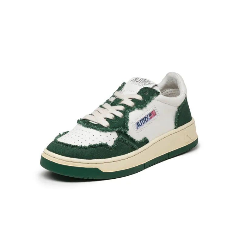 Leder Sneaker*Autry Medalist W *Goat / Canvas* Eden