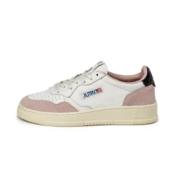 Leder Sneaker*Autry Medalist W *Goat / Suede* Powder / Black