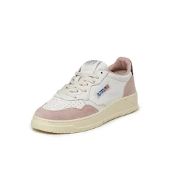 Leder Sneaker*Autry Medalist W *Goat / Suede* Powder / Black