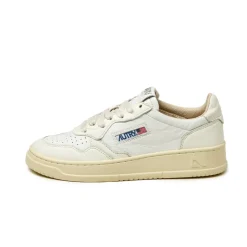 Leder Sneaker|Weiße Sneaker*Autry Medalist W *Goat / Wash* White