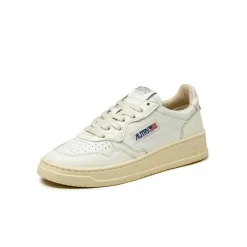 Leder Sneaker|Weiße Sneaker*Autry Medalist W *Goat / Wash* White