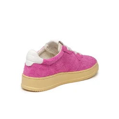 Leder Sneaker*Autry Medalist W *Hairy Suede* Fuchsia