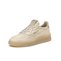 Leder Sneaker*Autry Medalist W *Jap / Canvas* Ivory