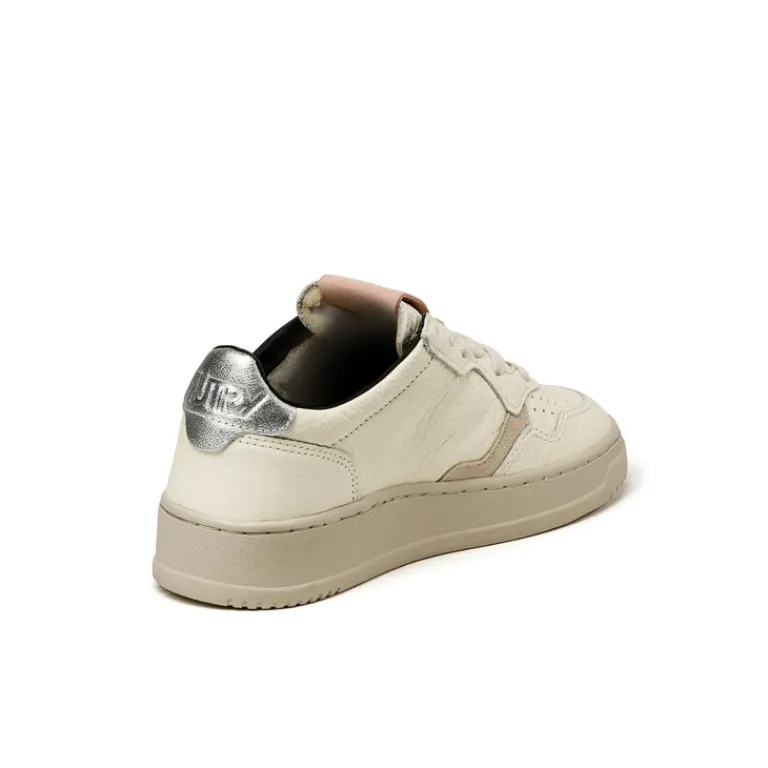 Leder Sneaker*Autry Medalist W *Leather / Elephant* Silver / Black / Pow / Grey