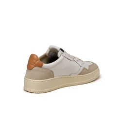 Leder Sneaker|Weiße Sneaker*Autry Medalist W *Leather / Suede* White / Sandstorm