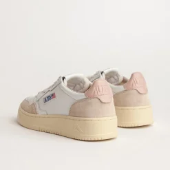 Leder Sneaker|Weiße Sneaker*Autry Medalist W *Leather / Suede* White / Pow