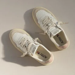 Leder Sneaker|Weiße Sneaker*Autry Medalist W *Leather / Suede* White / Pow
