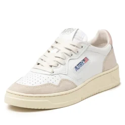 Leder Sneaker|Weiße Sneaker*Autry Medalist W *Leather / Suede* White / Pow