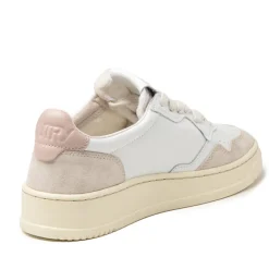 Leder Sneaker|Weiße Sneaker*Autry Medalist W *Leather / Suede* White / Pow