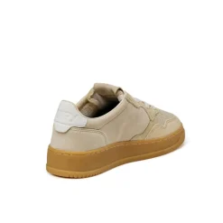 Leder Sneaker*Autry Medalist W *Mix Suede* Sand / Ecru