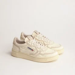 Leder Sneaker*Autry Medalist W *Nylon / Suede* Ivory