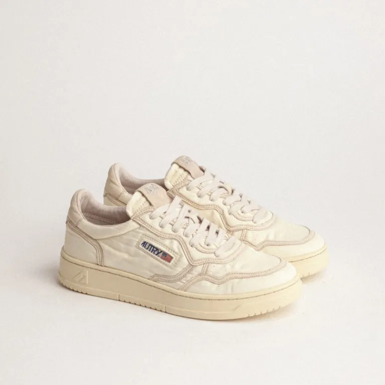 Leder Sneaker*Autry Medalist W *Nylon / Suede* Ivory