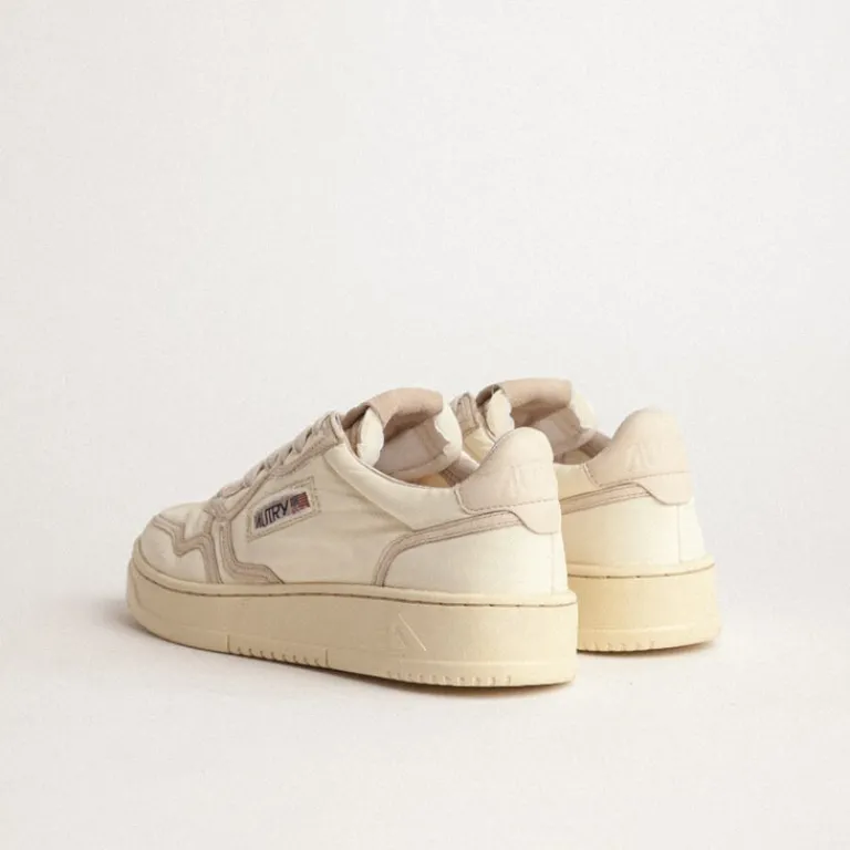 Leder Sneaker*Autry Medalist W *Nylon / Suede* Ivory