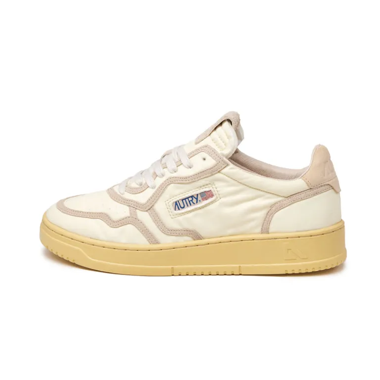Leder Sneaker*Autry Medalist W *Nylon / Suede* Ivory