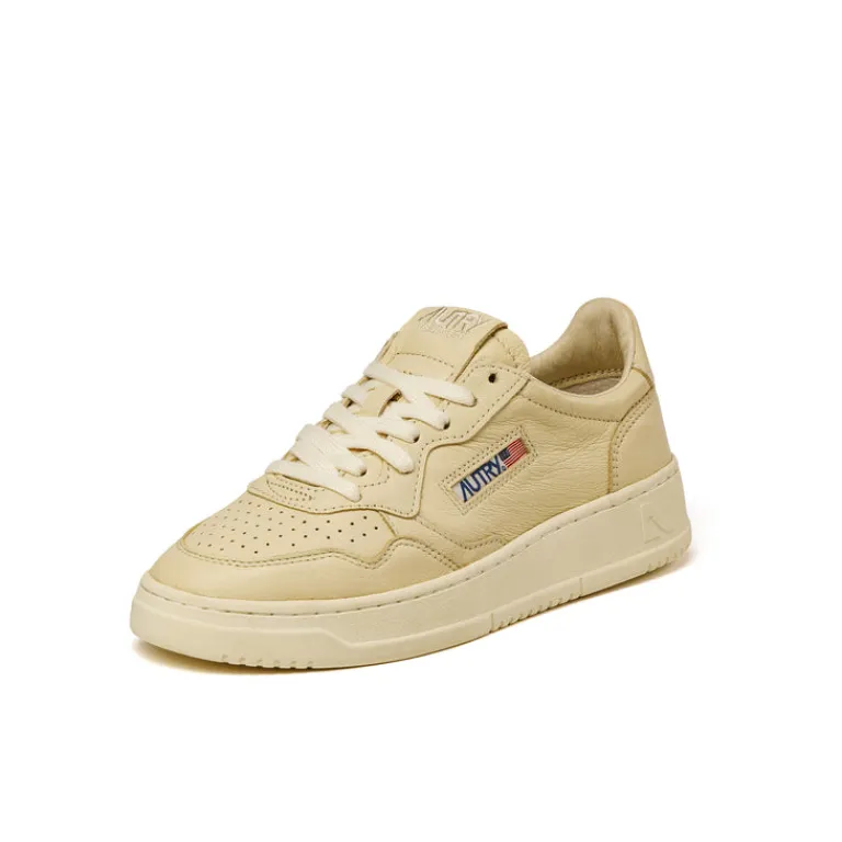 Leder Sneaker*Autry Medalist W *Solid Goat* Rutabaga