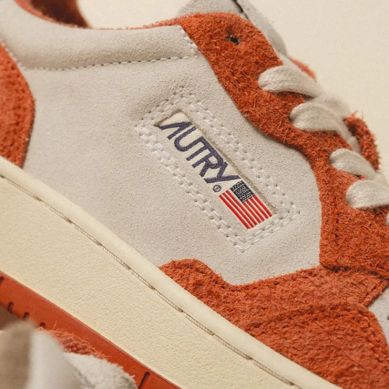 Leder Sneaker*Autry Medalist W *Suede / Long Suede* Rust