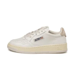 Leder Sneaker|Weiße Sneaker*Autry Medalist W *Virgin / Sponge* White / Ivory