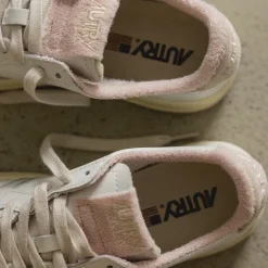 Leder Sneaker|Weiße Sneaker*Autry Medalist W *Virgin / Sponge* White / Powder Pink