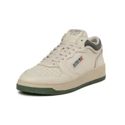 High-Top Sneaker|Leder Sneaker*Autry Med-Way Mid *Leather / Crack* Mountain / Marshmallow