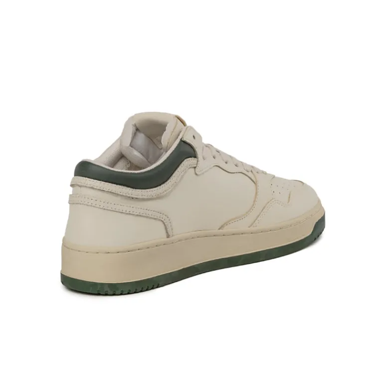 High-Top Sneaker|Leder Sneaker*Autry Med-Way Mid *Leather / Crack* Mountain / Marshmallow