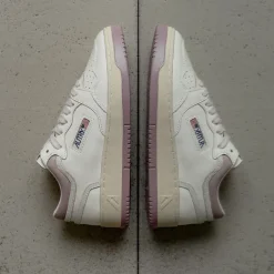 High-Top Sneaker|Leder Sneaker*Autry Med-Way Mid W *Leather / Crack* Zephyr / Marshmallow