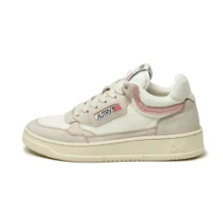Leder Sneaker|Weiße Sneaker*Autry Open Mid W White / Pow