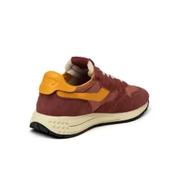 Leder Sneaker|Retro Runner*Autry Reelwind Low *Hairy Suede / Nylon* Bld / Cdmylw