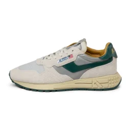 Leder Sneaker*Autry Reelwind Low *Reflective Leather* Silver / Mountain