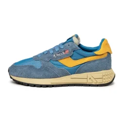 Leder Sneaker|Retro Runner*Autry Reelwind Low *Suede / Net* Cenble / Fus