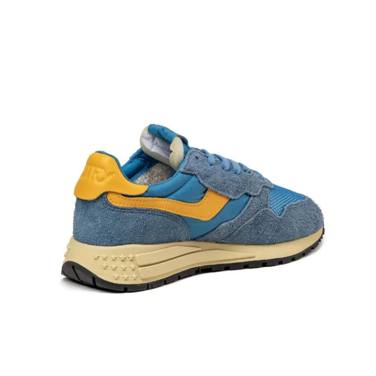 Leder Sneaker|Retro Runner*Autry Reelwind Low *Suede / Net* Cenble / Fus