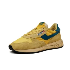 Leder Sneaker*Autry Reelwind Low *Suede / Net* Yellow / Corsair