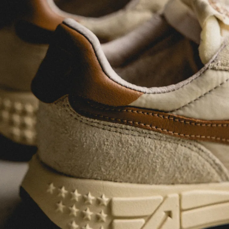 Leder Sneaker|Retro Runner*Autry Reelwind Low *Suede / Net* Ecru / Cathspy
