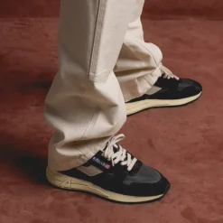 Leder Sneaker|Retro Runner*Autry Reelwind Low W Black
