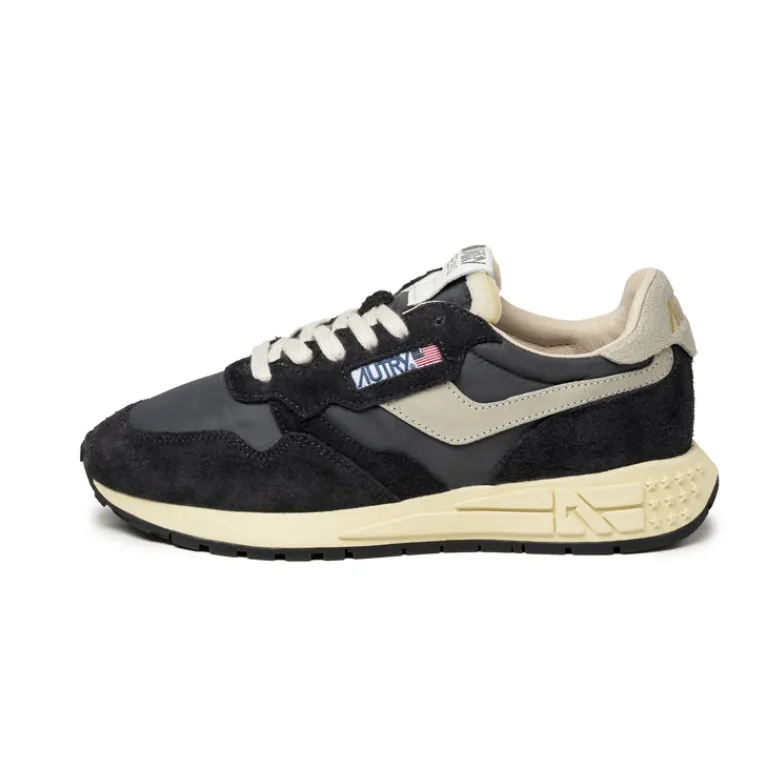 Leder Sneaker|Retro Runner*Autry Reelwind Low W Black