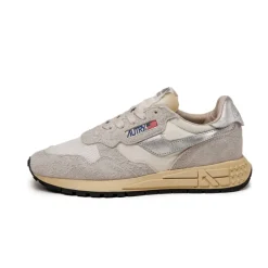 Leder Sneaker|Retro Runner*Autry Reelwind Low W White / Silver