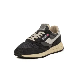 Leder Sneaker|Retro Runner*Autry Reelwind Low W Black / Silver
