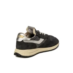 Leder Sneaker|Retro Runner*Autry Reelwind Low W Black / Silver