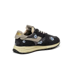 Leder Sneaker|Retro Runner*Autry Reelwind Low W *Embroidery Flower* Phan / Celblu