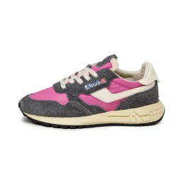 Leder Sneaker*Autry Reelwind Low W *Hairy Suede / Nylon* Bb / Whs Wht