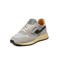 Leder Sneaker*Autry Reelwind Low W *Reflective Leather* Sand / Silver
