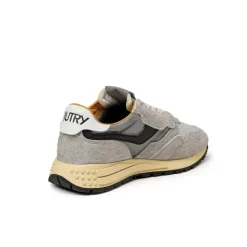 Leder Sneaker*Autry Reelwind Low W *Reflective Leather* Sand / Silver